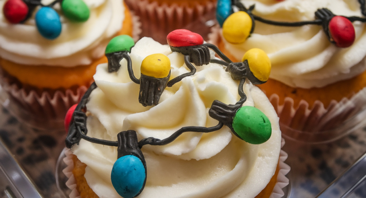 Christmas Light Cupcakes! 