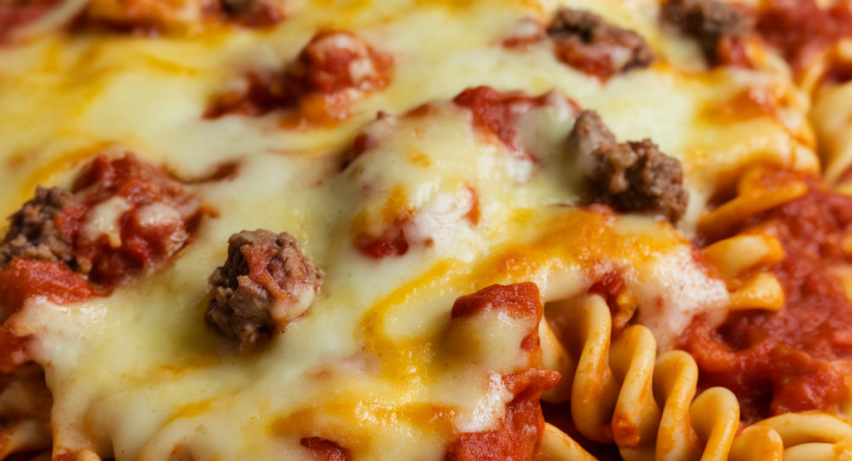 Cheesy Sloppy Cheeseburger Pasta 