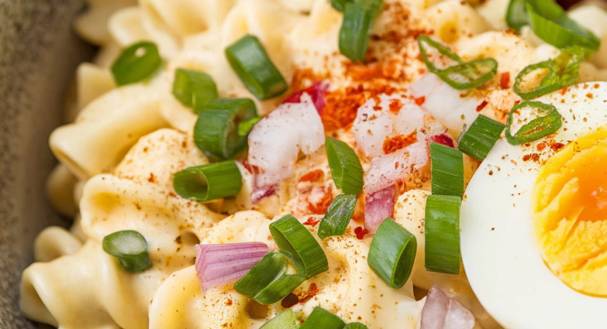 Deviled Egg Pasta Salad Recipe