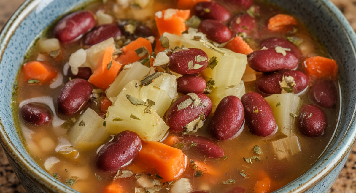 Kidney Bean And Vegetable Soup