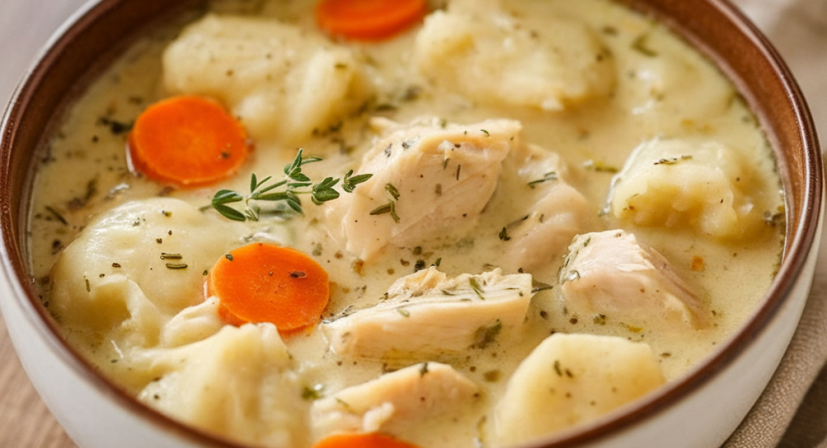 Slow Cooker Chicken and Dumplings Recipe