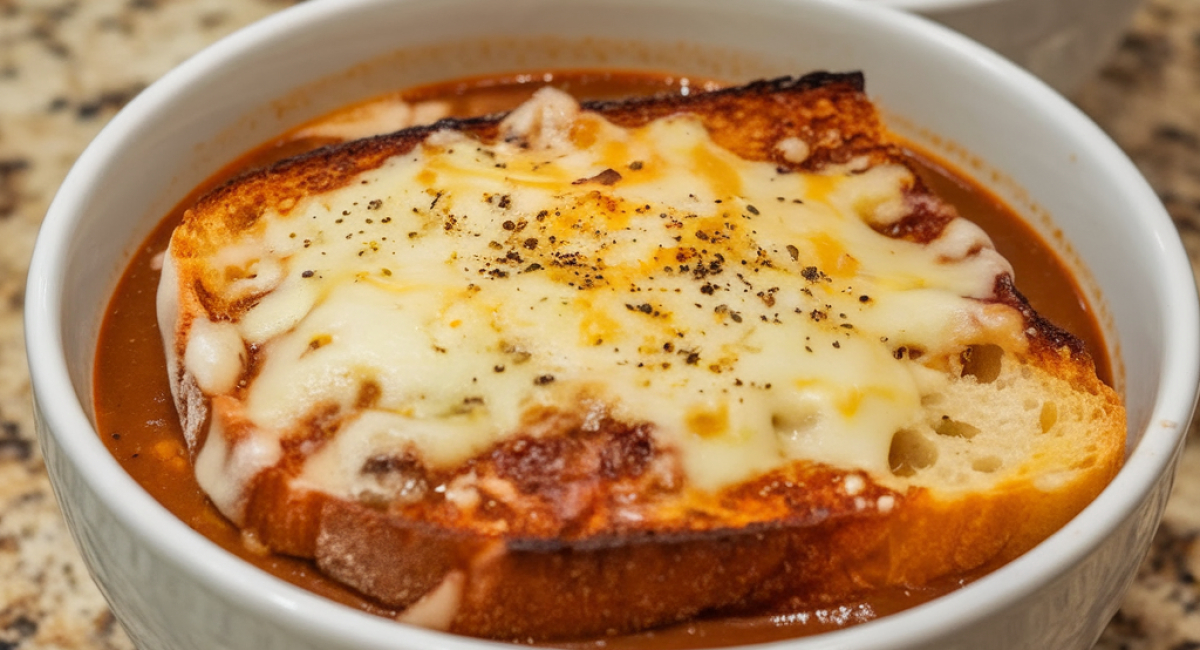 French Onion Soup with Gruyère Cheese