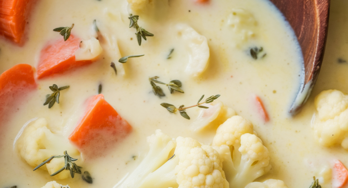 Christmas Eve Cauliflower Soup! 