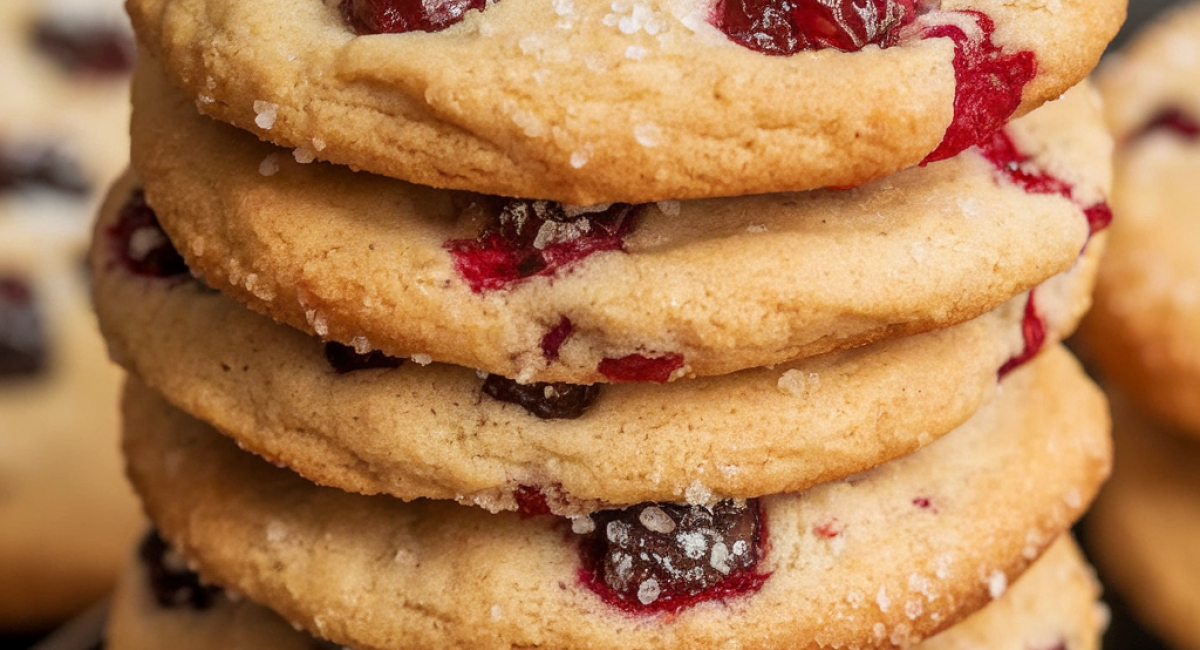 Cranberry Shortbread Cookies