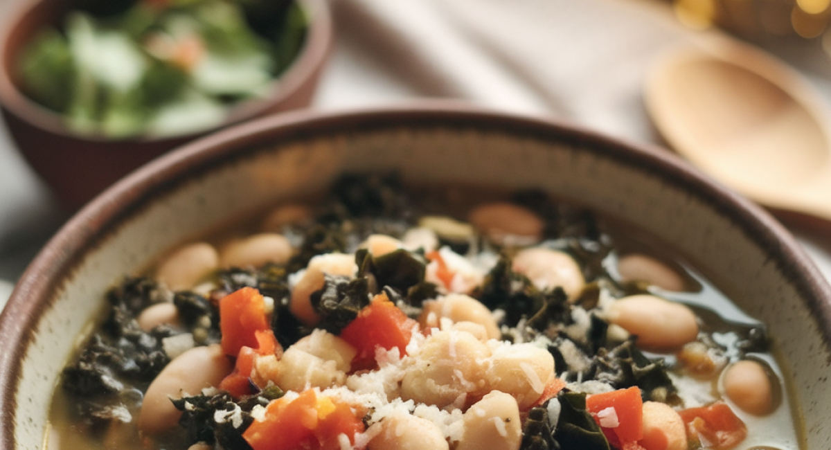 Tuscan Butter Bean and Kale Soup