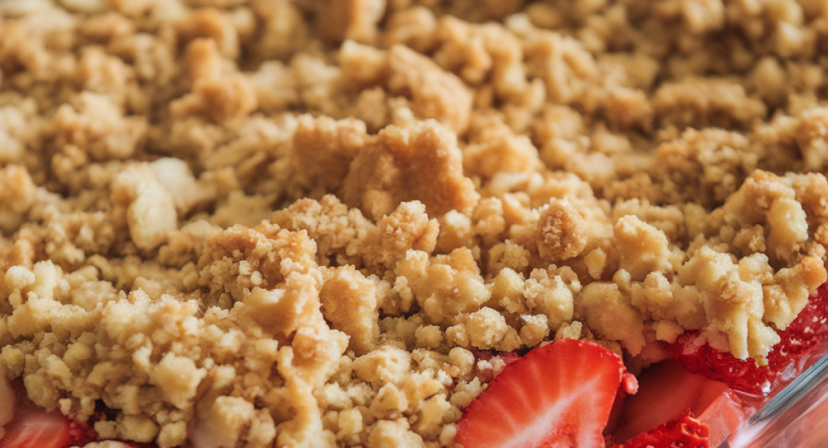 Strawberry Cheesecake Dump Cake