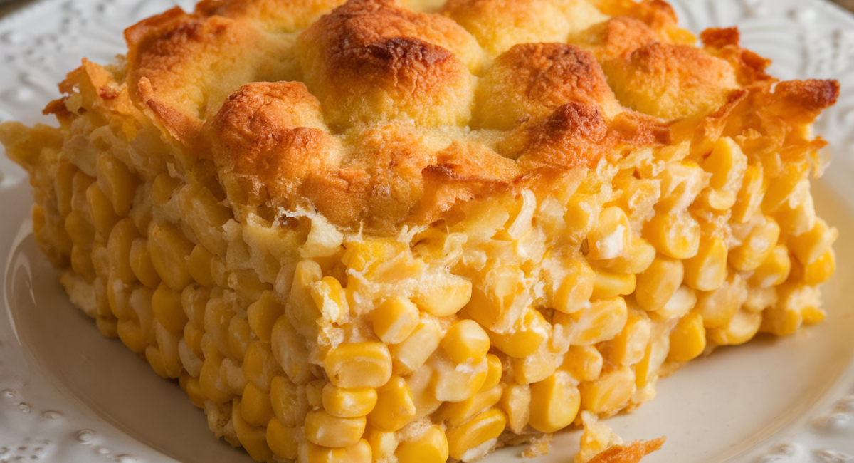 Cheesy Cream Cheese Corn Casserole