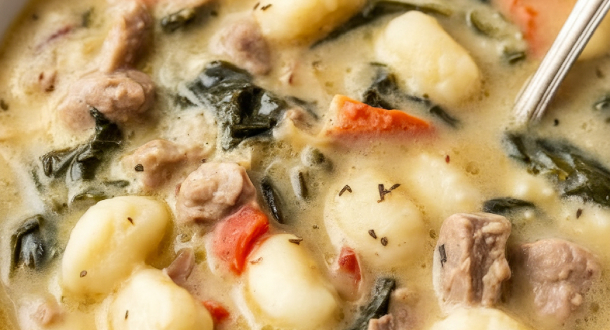 Sausage Gnocchi Soup