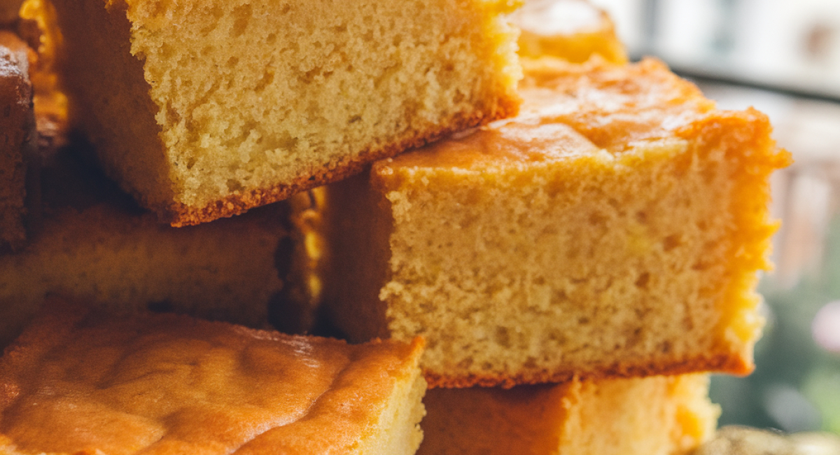 Biscocho húmedo y esponjoso