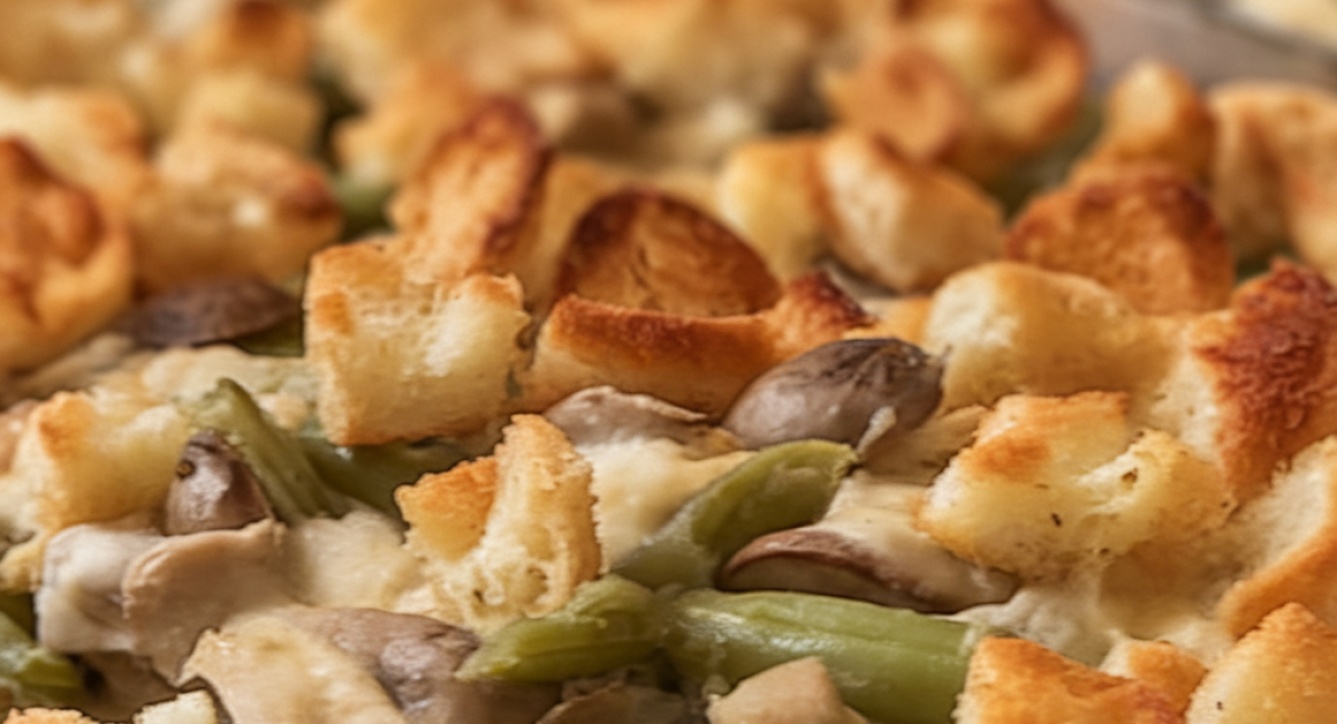 Green Bean Stuffing Casserole