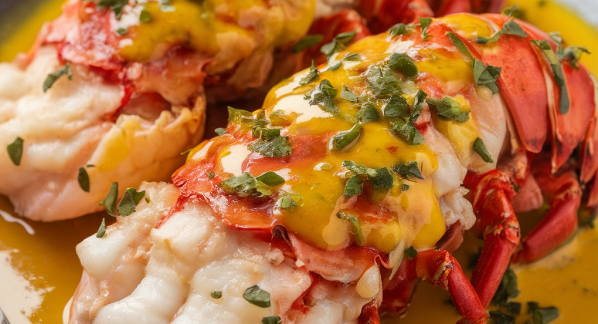 Butter-Poached Lobster Tails