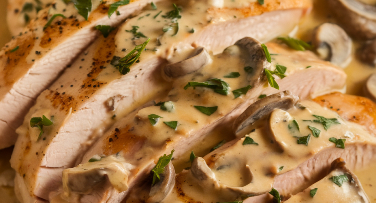 Slow Cooker Chicken Breasts with Gravy