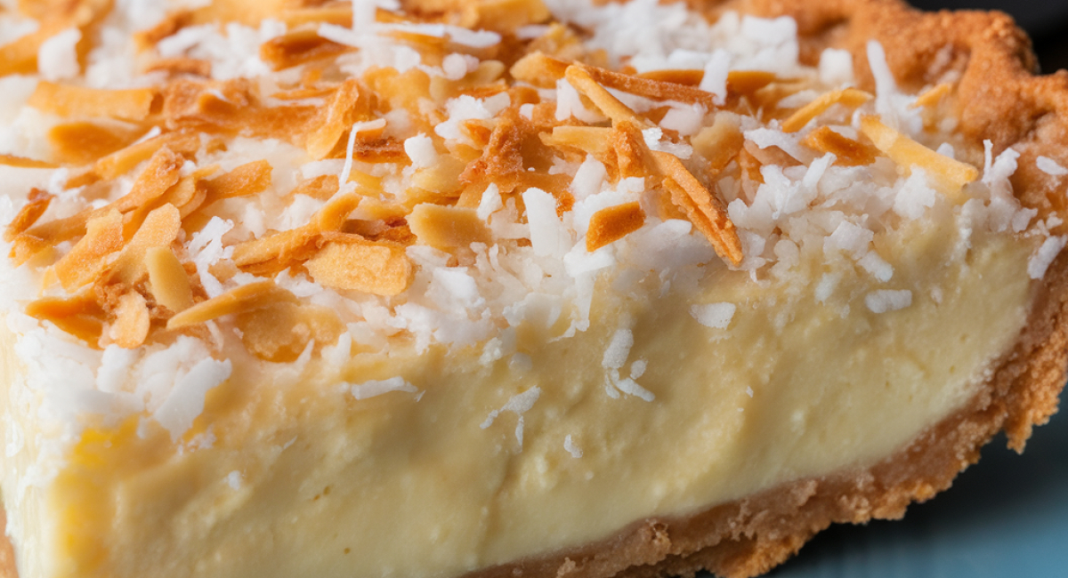 Classic French Coconut Pie recipe 