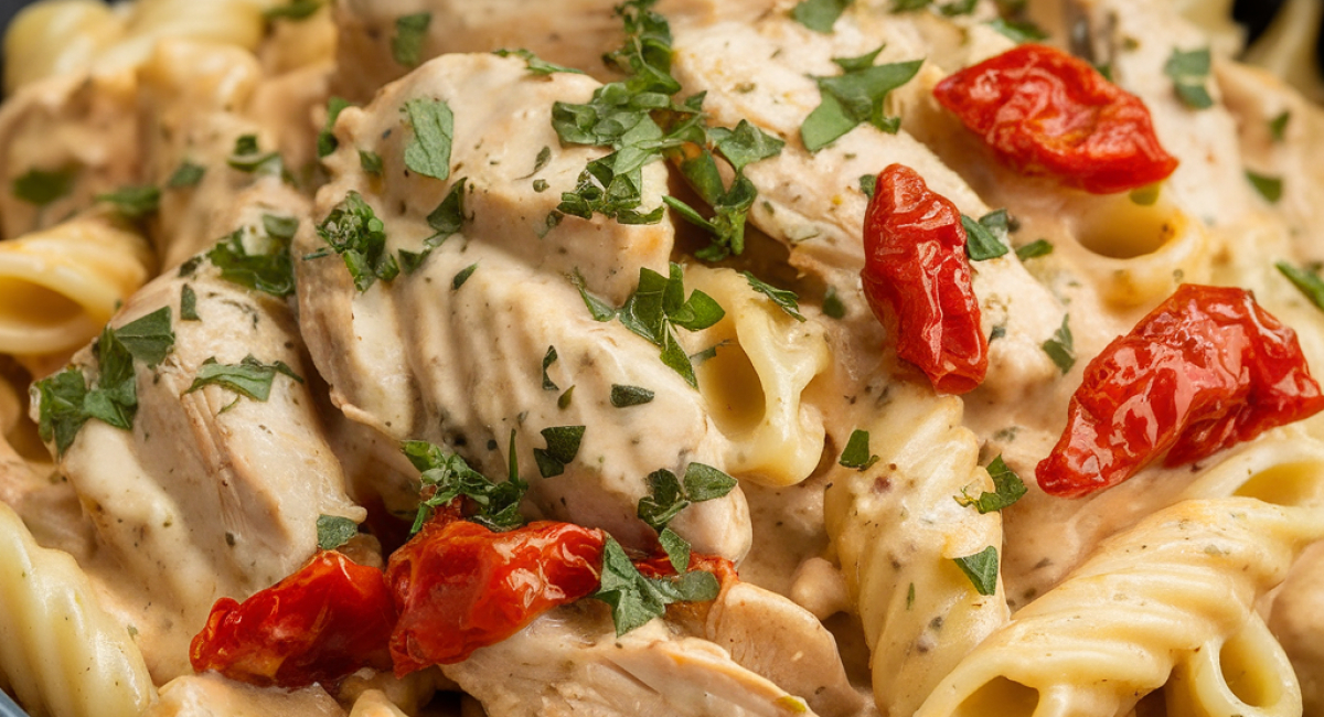 Chicken Pasta in a Dreamy Cream Sauce