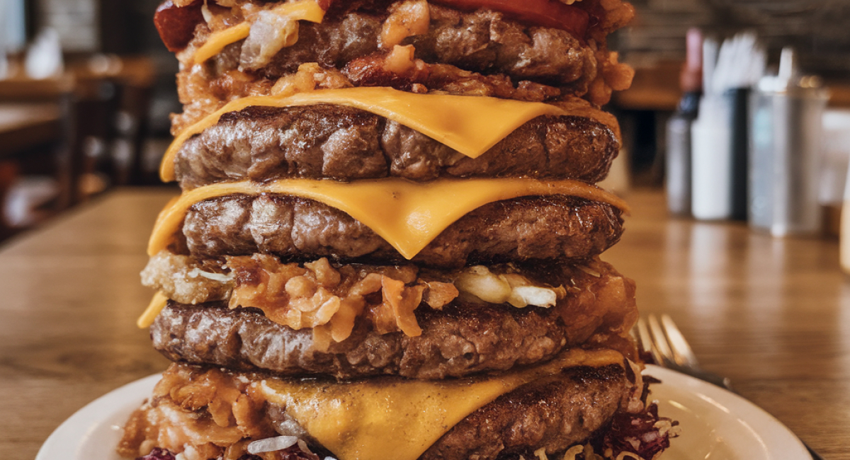 Here's how you can make your Epic Multi-Stacked Smash Burger Tower