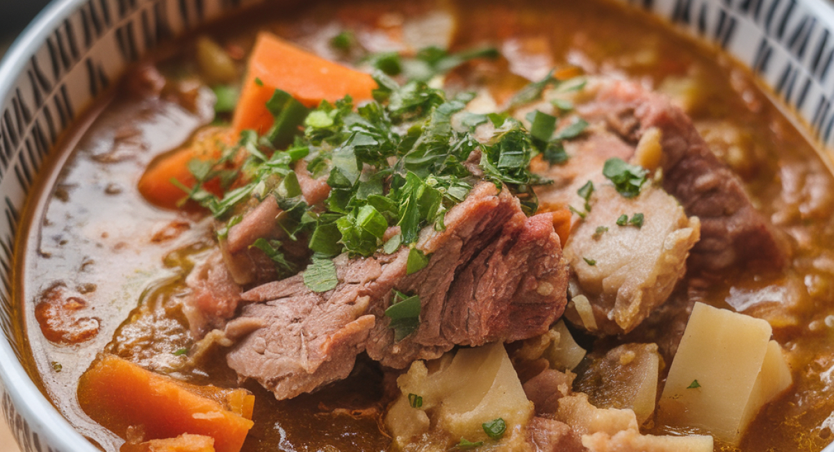 Apple Carrot Beef Rib Soup Recipe 