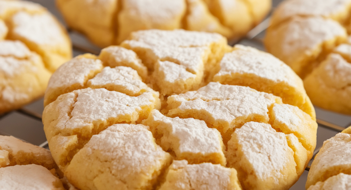 Lemon Crinkle Cookies