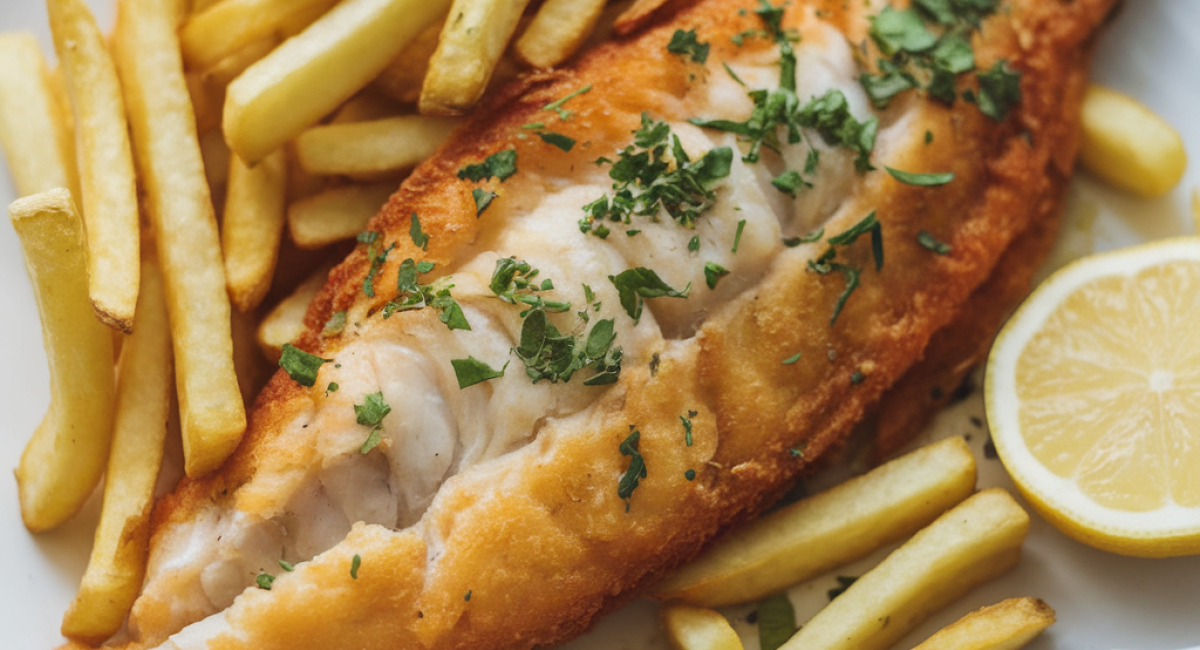 Would you eat this tremendous crispy oven fried and fries feast 