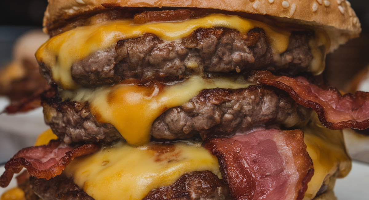 Ultimate Double Bacon Cheeseburger 