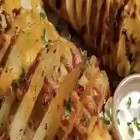 Double Fun Hasselback Tornado Potatoes