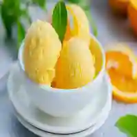 Receta de helado de naranja casero