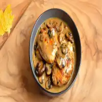 Poulet au Porto et Champignons