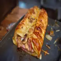 Feuilleté aux Champignons et Jambon