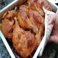 Coxas de Frango Assada na Maionese