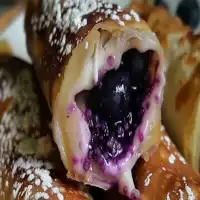 Blueberry Cream Cheese Egg Rolls Recipe