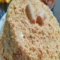 Bolo vulcão de Paçoca