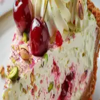 Luscious Lemon-Lime Cherry Pistachio Cheesecake