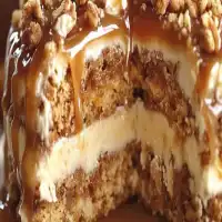 Caramel Crunch Cake Recipe 