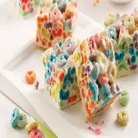 Carrés de céréales aux guimauves et chocolat blanc 