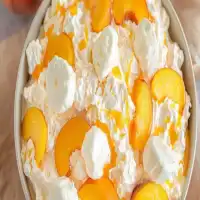 Easy Peach Fluff Salad 