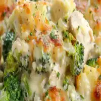 Baked Potato Chicken and Broccoli Casserole 