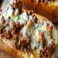 Garlic Bread Sloppy Joes