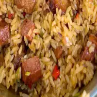 Arroz con costillas casero