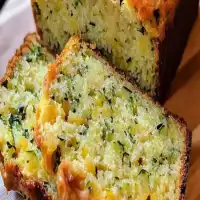 Cheddar, chive and zucchini quick bread