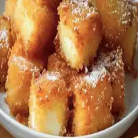 Crispy Golden Cheesecake Bites