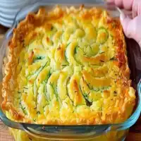 Flan de courgettes léger