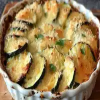 Gratin de courgette au thon