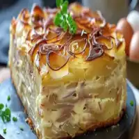 Cake de Pomme de Terre á La Creme de Camembert