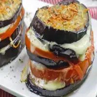 Se te Hara Agua la Boca: Receta de Milhojas de Berenjena, Tomate y Mozzarella