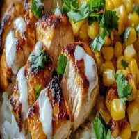 Street Corn Chicken Rice Bowl