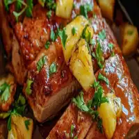 Slow Cooker Pineapple Pork