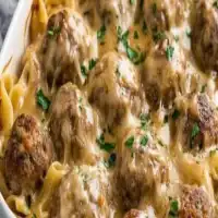 Pâtes suédoises aux boulettes de viande