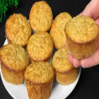 Muffins de avena y manzana 