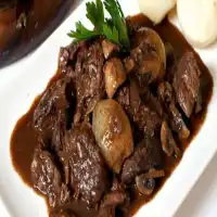 Beef Tips with Mushrooms (Slow Cooker or Instant Pot)