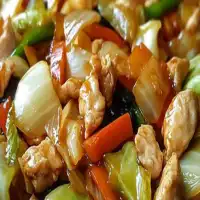 Chinese Chicken Cabbage Stir Fry