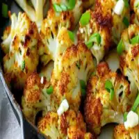 Chou-fleur cuit au four avec fromage et ail : un accompagnement croustillant et savoureux
